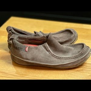 Clarks suede Mocs